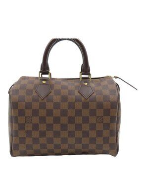 Louis Vuitton Speedy 25 Brown Damier Canvas Mini Boston Bag